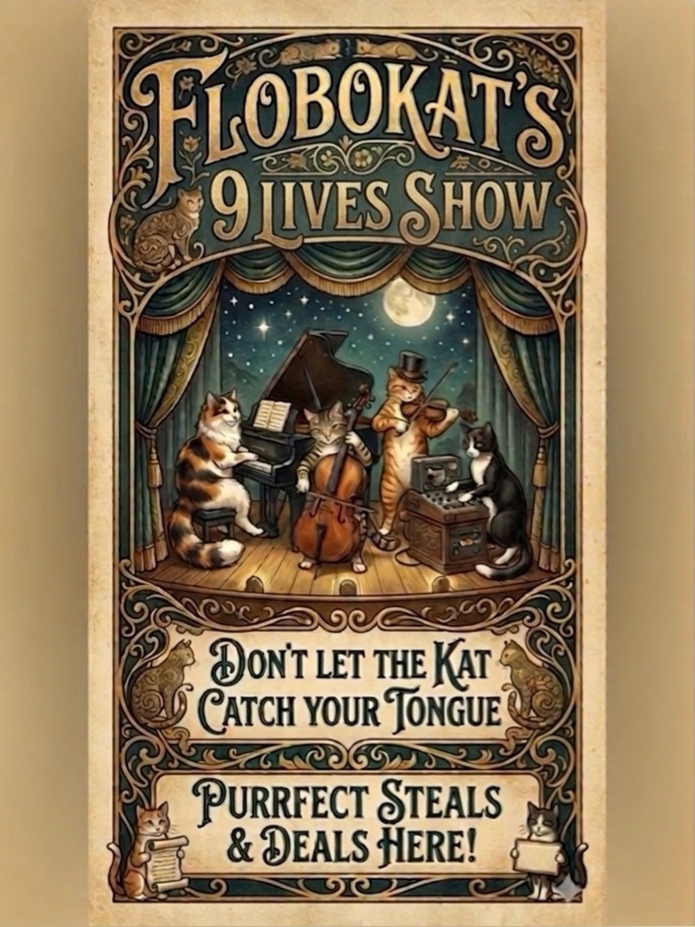 The Catastic Show Flyer